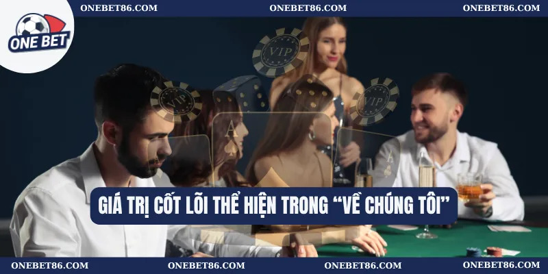 Giá trị cốt lõi thể hiện trong “Về chúng tôi”